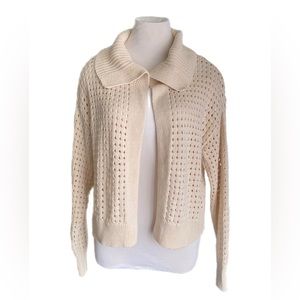 Woven Cream Sweater Cardigan from Universal Thread | New With Tags | Women’s L